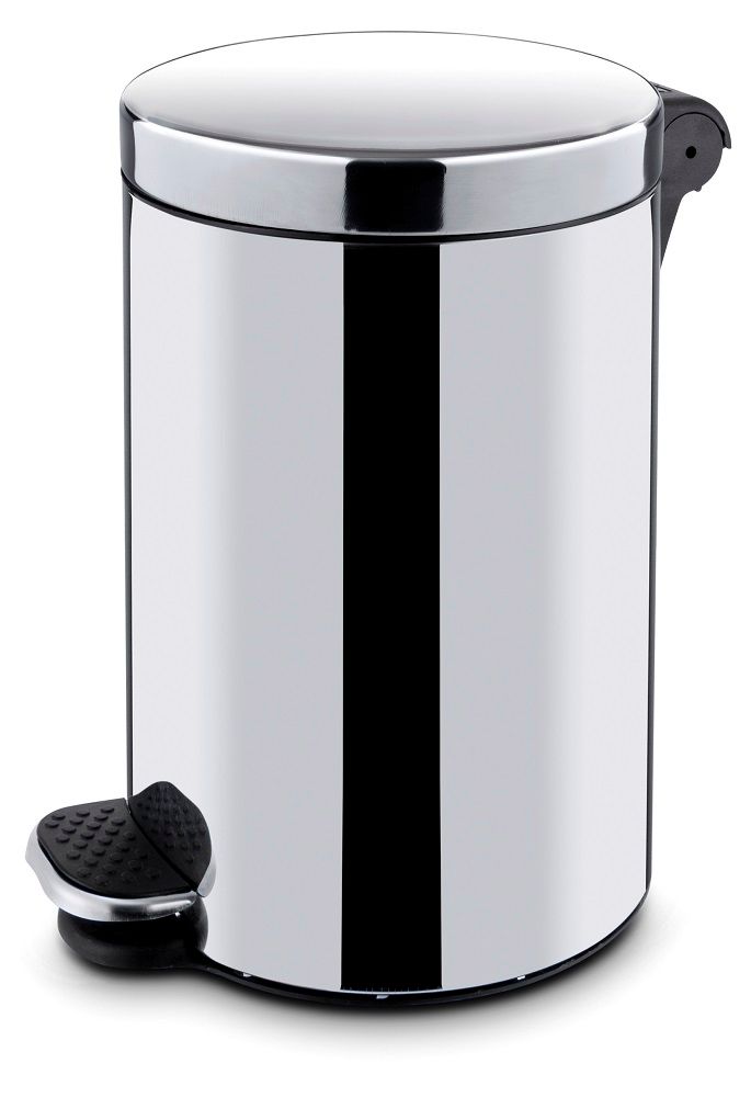 Rund pedalavfallsbeholder med innerbeholder, 20L, ⌀300x(H)440mm - for Storkjøkken - XL - Storkjøkken