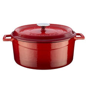 Rund støpejernsgryte, diameter (28 cm), 6700 ml - for Storkjøkken - XL - Storkjøkken