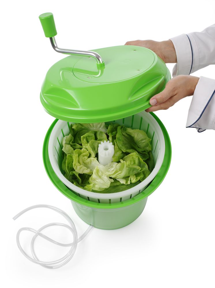 Salatspinner - 12L - Grønn - for Storkjøkken - XL - Storkjøkken