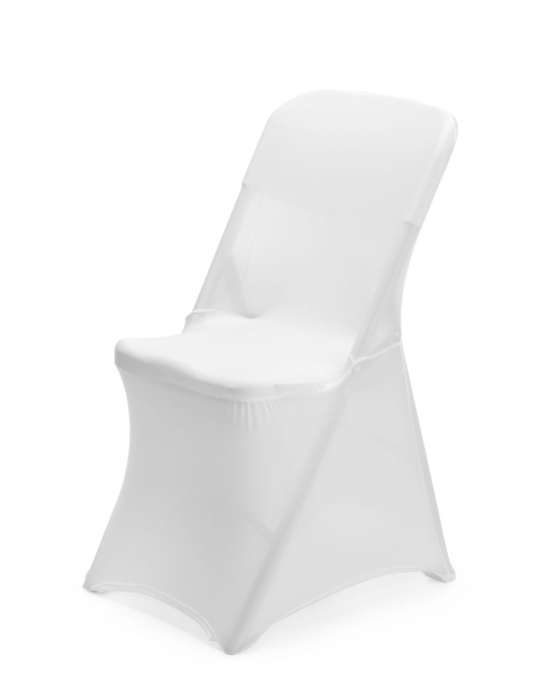 Sammenleggbar stoltrekk, Hvit, 540x440x(H)840mm - for Storkjøkken - XL - Storkjøkken