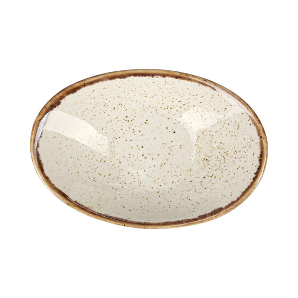 Sand oval miniskål, 110 mm, Min. kjøp: 6 - for Storkjøkken - XL - Storkjøkken