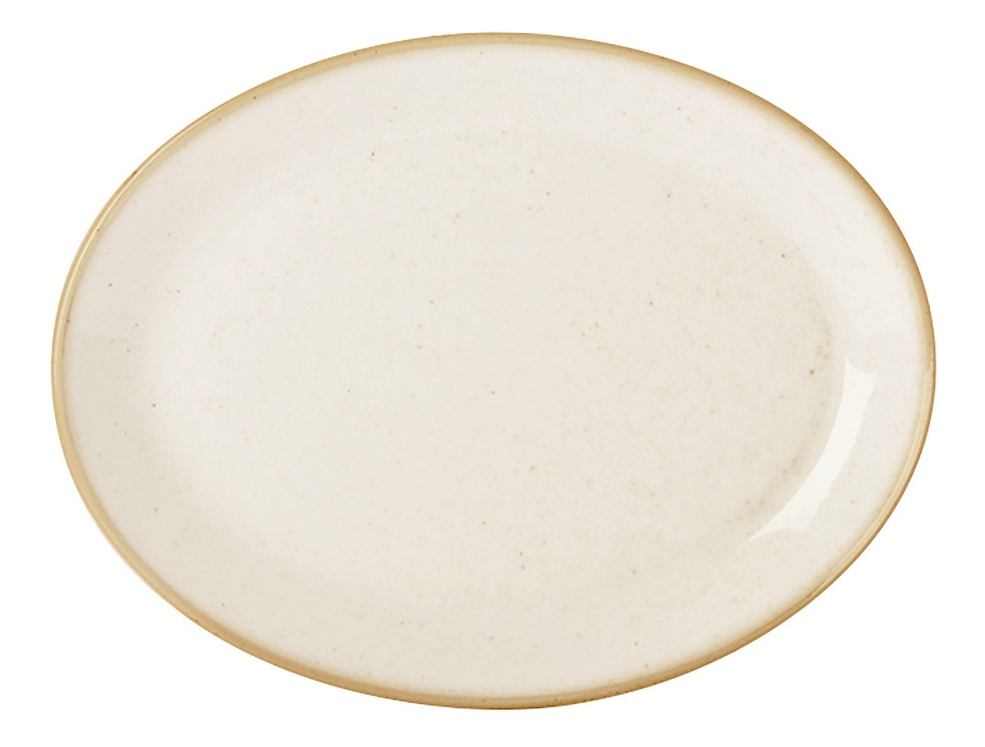 Sand oval tallerken, 310x240mm, Min. kjøp: 6 - for Storkjøkken - XL - Storkjøkken
