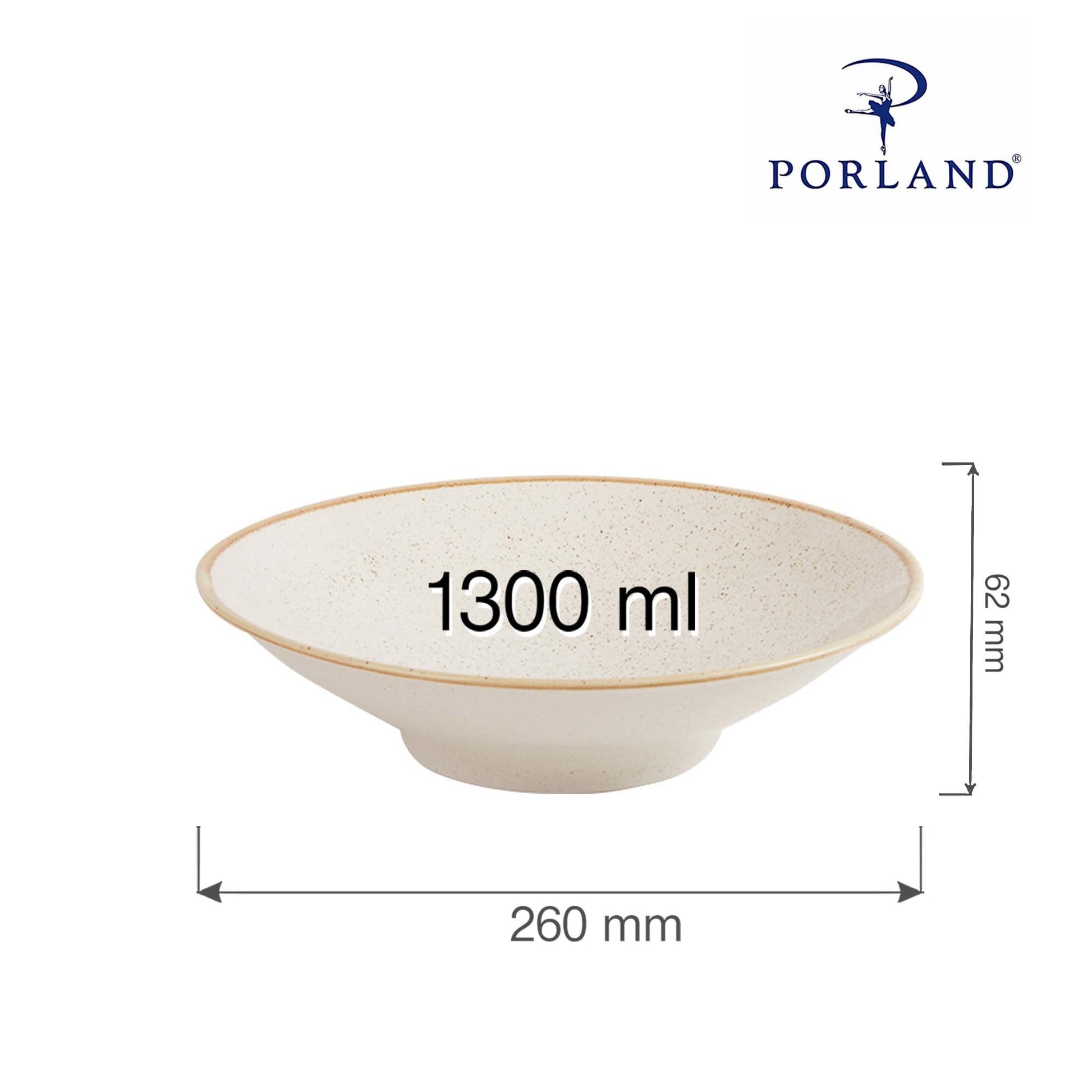 Sandplate på fot, 260 x (H) 62 mm, Min. kjøp: 6 - for Storkjøkken - XL - Storkjøkken
