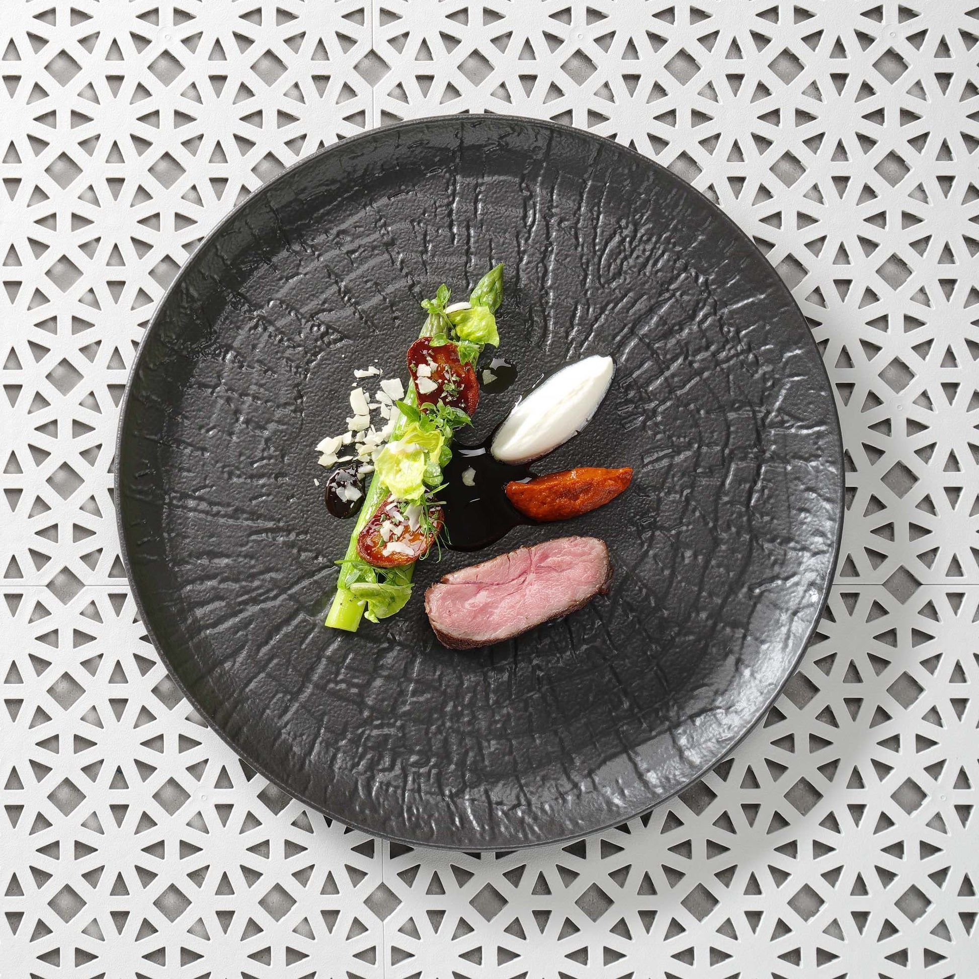 Serveringsfat med skorpe og håndtak, 300x220x(h)30mm, Min. kjøp: 3 - for Storkjøkken - XL - Storkjøkken