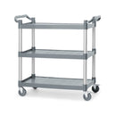 Servicevogn, 3 hyller, 1010x500x(h)960mm - for Storkjøkken - XL - Storkjøkken