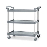Servicevogn, 3 hyller, 1010x500x(h)960mm - for Storkjøkken - XL - Storkjøkken