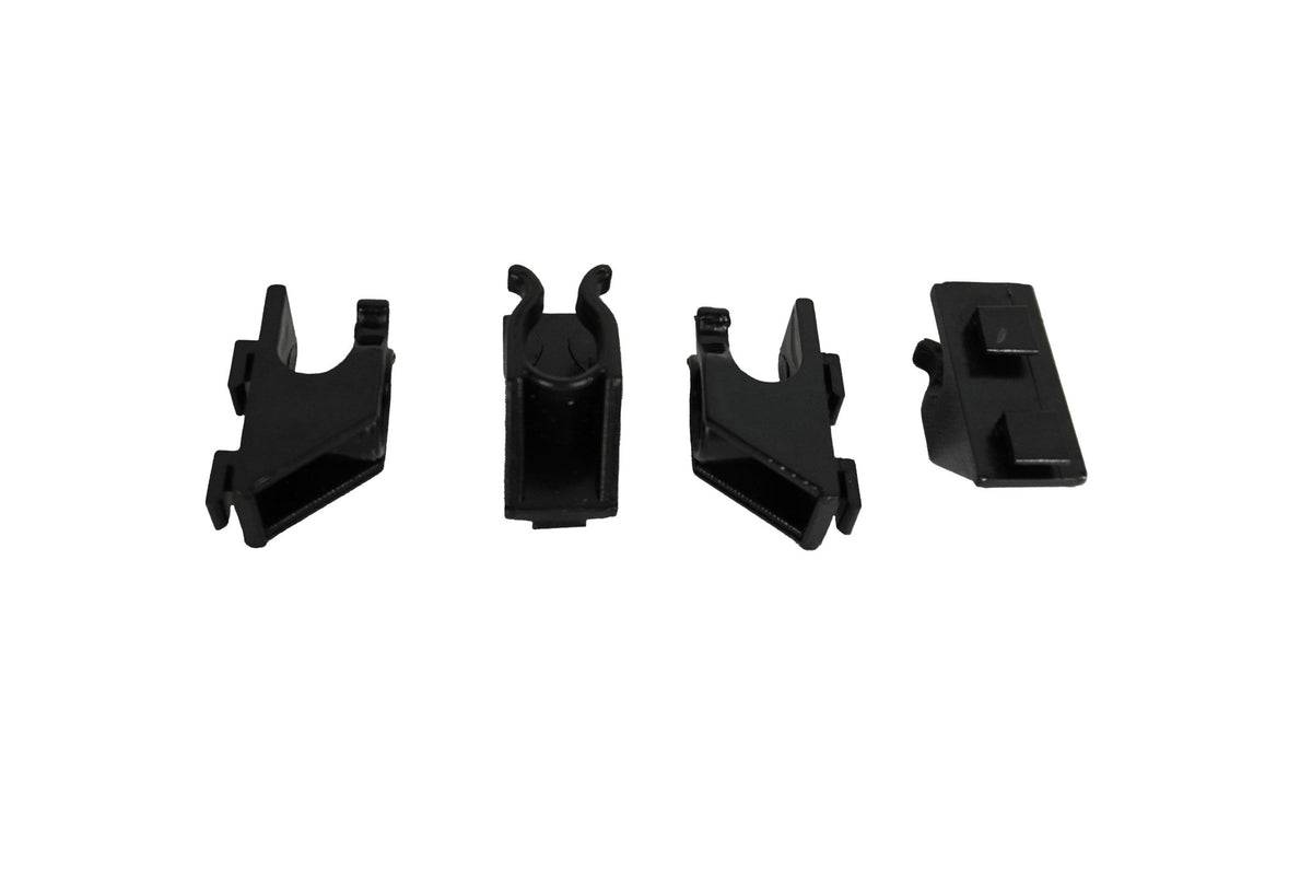 Sett 4 klipper svart for 7487.0170 - 0175 - 0180 gammel serie - for Storkjøkken - XL - Storkjøkken