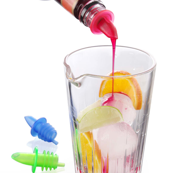 Sett med 6 - EVA Free Flow Helleflasker i fluorescerende farger (2x blå, 2x rød, 2x grønn) - for Storkjøkken - XL - Storkjøkken