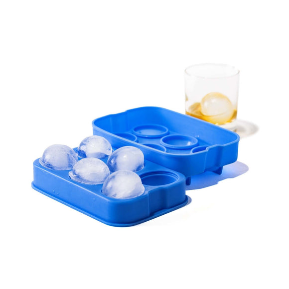 Silikon isballmaskiner, 6 hulrom, średnica 45 mm - for Storkjøkken - XL - Storkjøkken