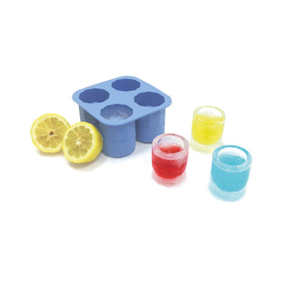 Silikon isglassmaskin, 4 hulrom, 122x122mm - for Storkjøkken - XL - Storkjøkken