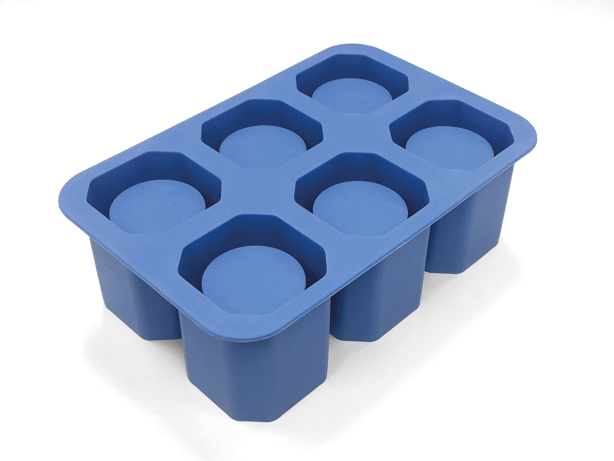 Silikon isglassmaskin, 6 hulrom, 125x190mm - for Storkjøkken - XL - Storkjøkken