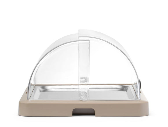 Single roll - top kjøledisplay Duo UNIQ, designet av Robert Bronwasser, Beige, 460x355x(H)220mm - for Storkjøkken - XL - Storkjøkken