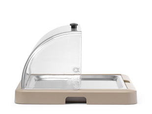 Single roll - top kjøledisplay Duo UNIQ, designet av Robert Bronwasser, Beige, 460x355x(H)220mm - for Storkjøkken - XL - Storkjøkken