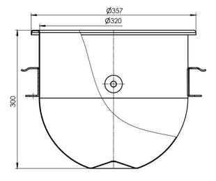Skåle for 7455.0105 - for Storkjøkken - XL - Storkjøkken