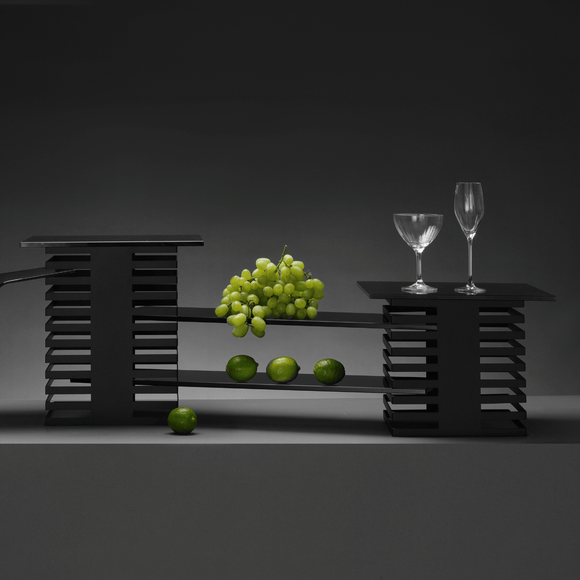 Skiatos buffetsøyle, 17 nivåer, 250x250x500mm - for Storkjøkken - XL - Storkjøkken