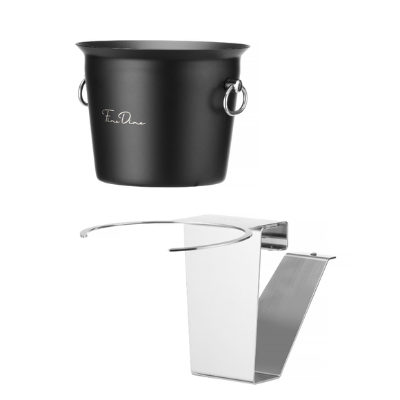 Skiatos champagnebøttehylle: 190 x 360 x 180 mm - for Storkjøkken - XL - Storkjøkken