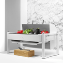 Skiatos hvit GN 1/1 varmefat, 350 x 710 x 470 mm - for Storkjøkken - XL - Storkjøkken