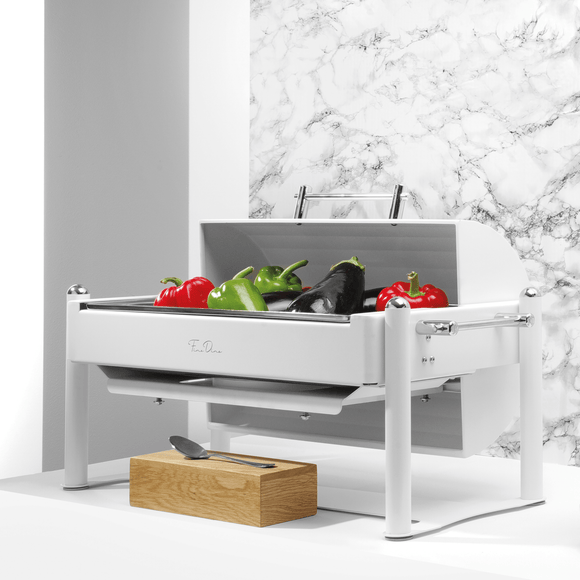 Skiatos hvit GN 1/1 varmefat, 350 x 710 x 470 mm - for Storkjøkken - XL - Storkjøkken