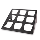 Skiatos svart buffetdisplay for 9 skåler, 333 x 375 x 120 mm - for Storkjøkken - XL - Storkjøkken