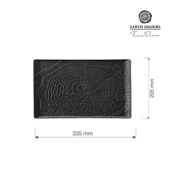 Skorpe - rektangulær tallerken 335x205mm, Min. kjøp: 2 - for Storkjøkken - XL - Storkjøkken