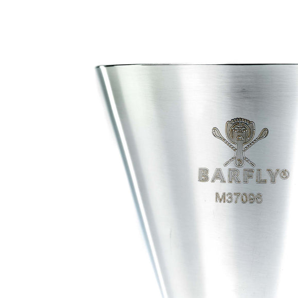 Slim Style jigger, rustfritt stål med gullbånd, 2 oz., Barfly - for Storkjøkken - XL - Storkjøkken