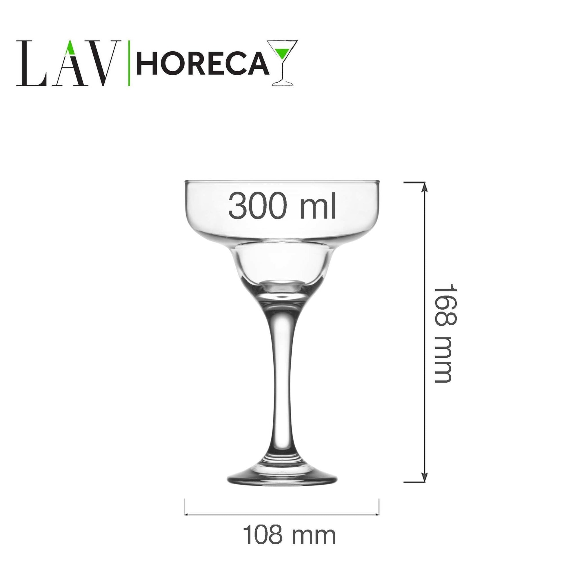 Sofia margaritaglass 300 ml, LAV, Min. kjøp: 6 - for Storkjøkken - XL - Storkjøkken