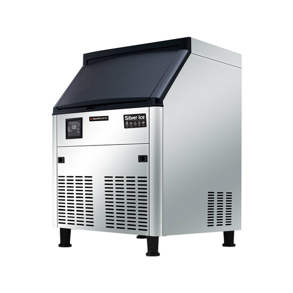 Sølv isbit - 127A ismaskin 127 kg/24t, kapasitet 360 kg - for Storkjøkken - XL - Storkjøkken