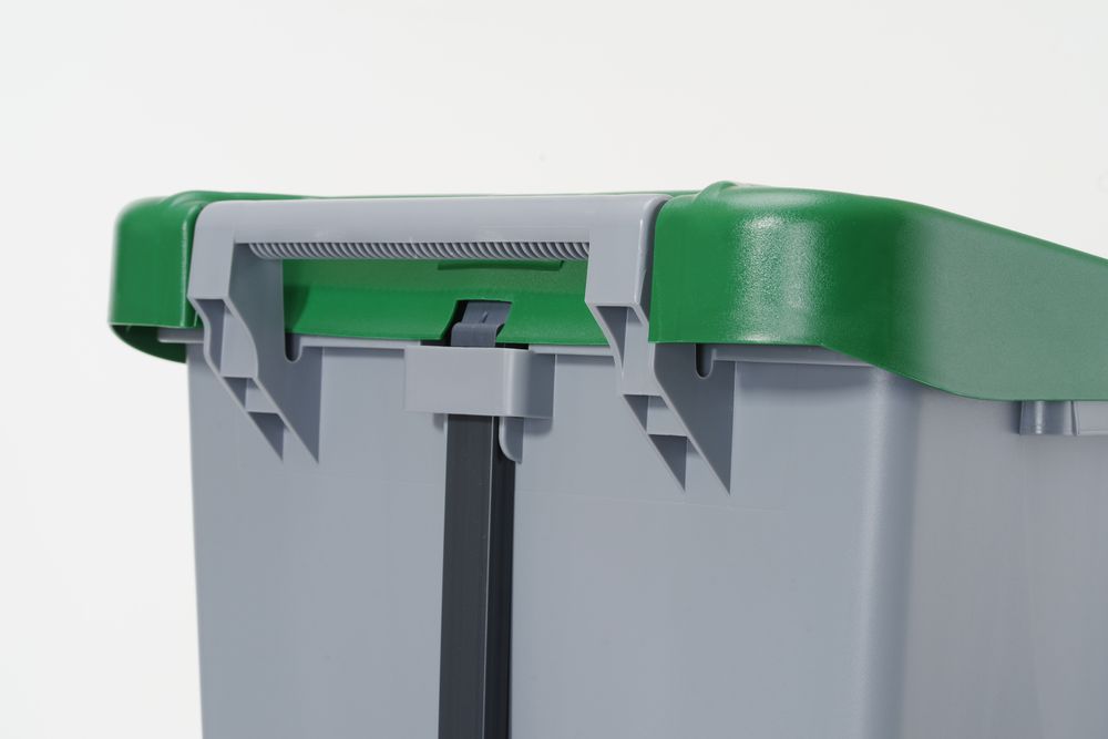 Søppelbeholder, 120L, lys grå, 510x425x(H)875mm - for Storkjøkken - XL - Storkjøkken