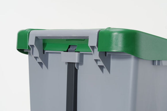 Søppelbeholder, 120L, lys grå, 510x425x(H)875mm - for Storkjøkken - XL - Storkjøkken