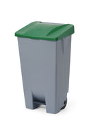 Søppelbeholder, 120L, lys grå, 510x425x(H)875mm - for Storkjøkken - XL - Storkjøkken