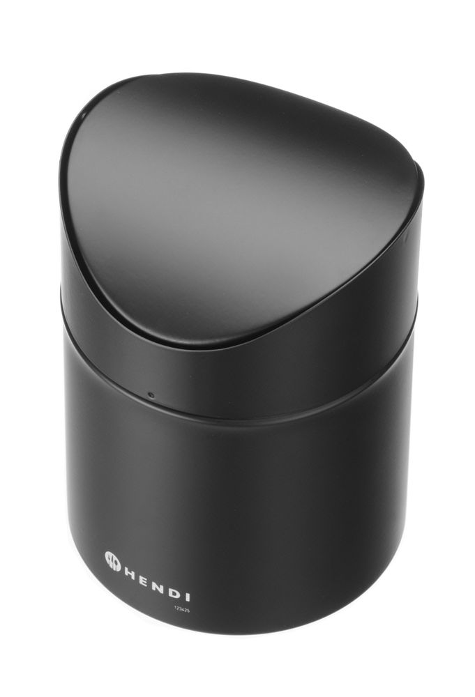 Søppelbøtte på bord med svingdeksel, 1,2L, Grønn, ⌀120x(H)165mm - for Storkjøkken - XL - Storkjøkken