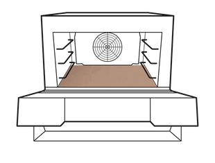 Speed.Pro teflonark 490x372 - for Storkjøkken - XL - Storkjøkken