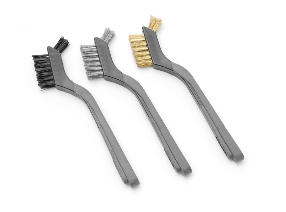 Stålbørste Set smal - 3 stk, 3 stk., (L) 230mm - for Storkjøkken - XL - Storkjøkken