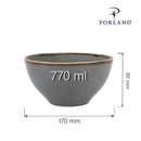 Steinskål, 160x160mm, Min. kjøp: 6 - for Storkjøkken - XL - Storkjøkken