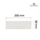 Steinstøpt bygg i hvitt porselensfat, 300x90mm, Min. kjøp: 6 - for Storkjøkken - XL - Storkjøkken