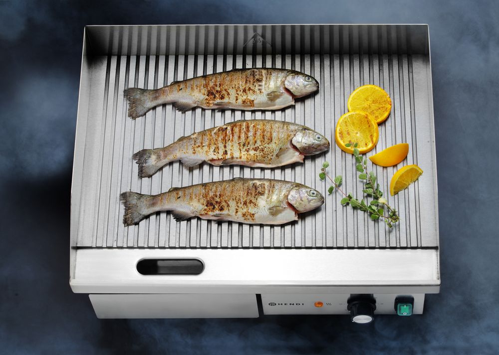 Steke, ribbet, 220 - 240V/3000W, 550x430x(H)240mm - for Storkjøkken - XL - Storkjøkken