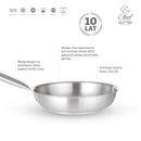 Stekepanne i rustfritt stål, 240 mm - for Storkjøkken - XL - Storkjøkken