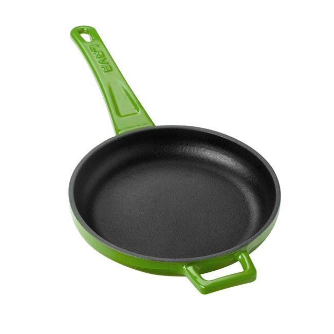 Stekepanne i støpejern, integrert med metallhåndtak () 16 cm, 400 ml - for Storkjøkken - XL - Storkjøkken