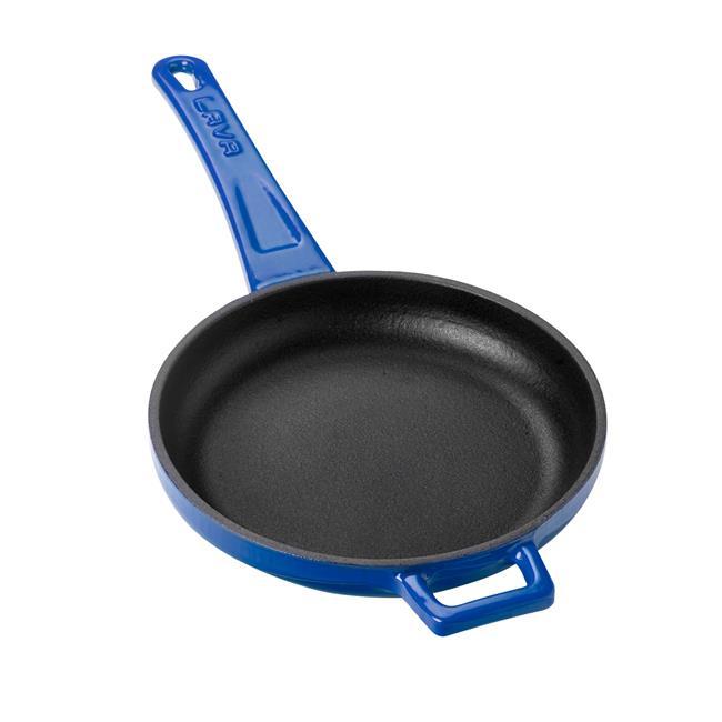 Stekepanne i støpejern, integrert med metallhåndtak () 16 cm, 400 ml - for Storkjøkken - XL - Storkjøkken