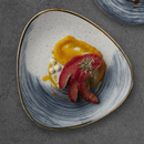 Stonecast Accents Blåbær trekantet tallerken, 229 mm, Min. kjøp: 1 - for Storkjøkken - XL - Storkjøkken