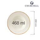 Stonecast Barley White bolle med bred kant, 280 mm, Min. kjøp: 6 - for Storkjøkken - XL - Storkjøkken