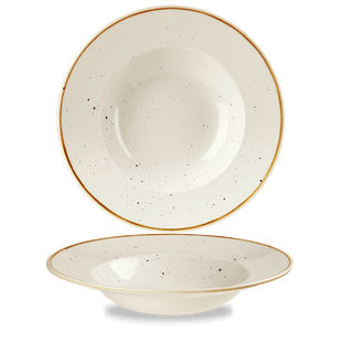 Stonecast Barley White bolle med bred kant, 280 mm, Min. kjøp: 6 - for Storkjøkken - XL - Storkjøkken