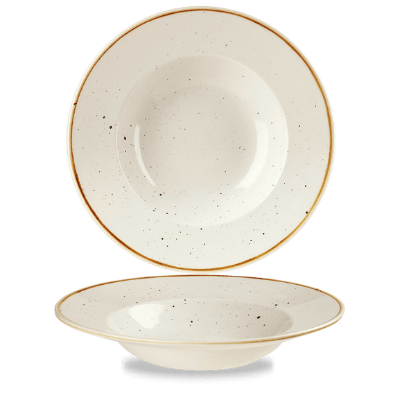 Stonecast Barley White bolle med bred kant, 280 mm, Min. kjøp: 6 - for Storkjøkken - XL - Storkjøkken