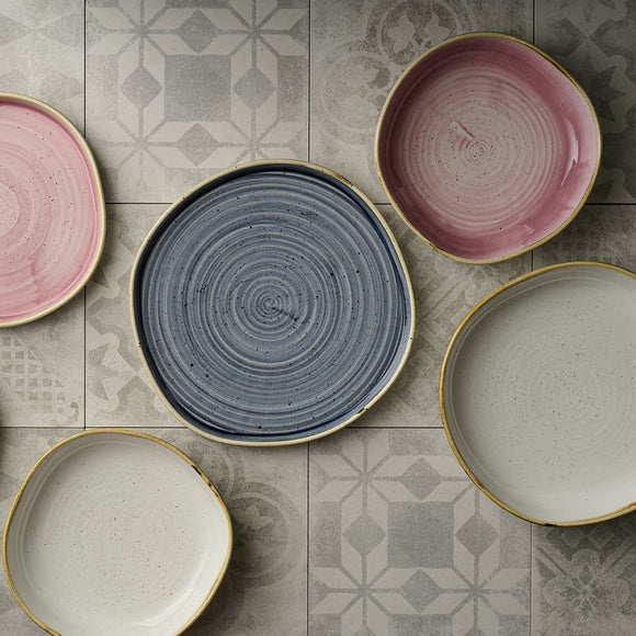 Stonecast Barley White økologisk tallerken med dyp kant, 200 mm, Min. kjøp: 6 - for Storkjøkken - XL - Storkjøkken