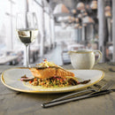 Stonecast Barley White økologisk tallerken med dyp kant, 230 mm, Min. kjøp: 6 - for Storkjøkken - XL - Storkjøkken