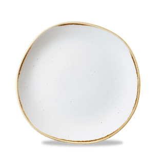 Stonecast Barley White rund sporplate, 210 mm, Min. kjøp: 6 - for Storkjøkken - XL - Storkjøkken