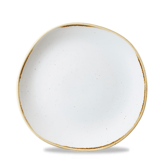 Stonecast Barley White rund sporplate, 210 mm, Min. kjøp: 6 - for Storkjøkken - XL - Storkjøkken