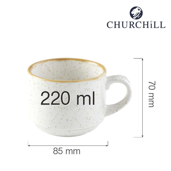 Stonecast Barley White stablekopp, 220 ml, Min. kjøp: 6 - for Storkjøkken - XL - Storkjøkken