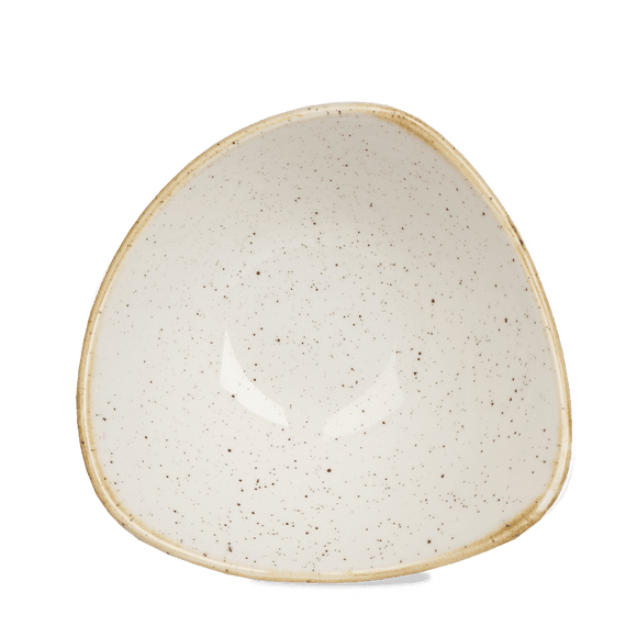 Stonecast Barley White trekantet bolle, 185 mm, Min. kjøp: 6 - for Storkjøkken - XL - Storkjøkken