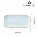 Stonecast Duck Egg avlang tallerken, 295 mm, Min. kjøp: 6 - for Storkjøkken - XL - Storkjøkken